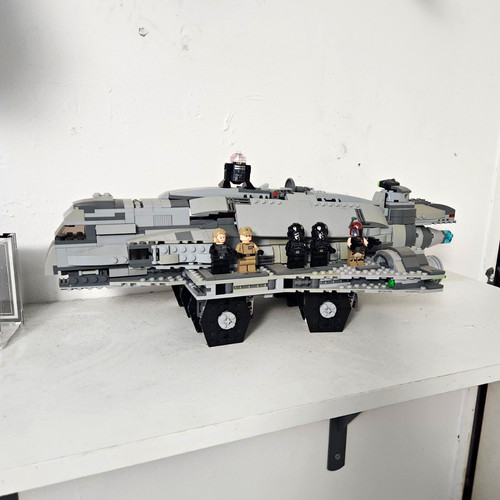 Lego built grey - grey, sci-fi