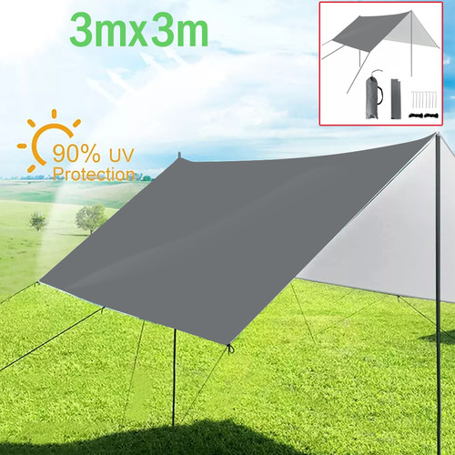 3x3m waterproof tarpaulin - 3x3m, tarp
