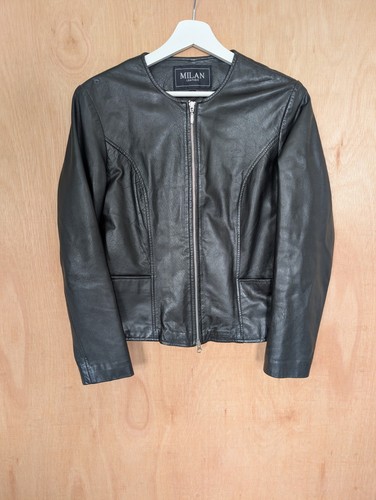 Milan leather womens black - milan,