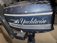 4HP Evinrude 4.0 2 Stroke Yachtwin Long Shaft Tiller Control Outboard