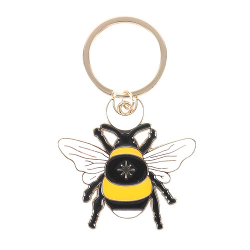 Bumble bee keyring - bee, worker