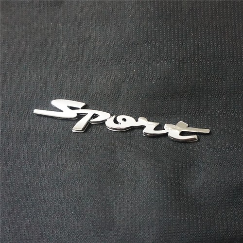 Chrome silver sport metal - 1x,