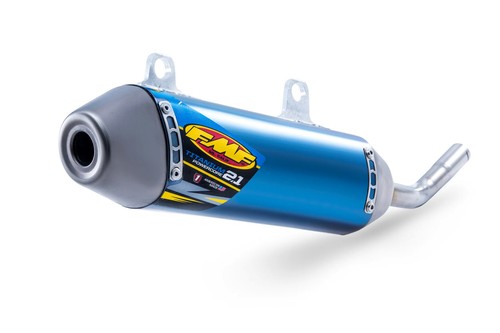 Fmf titanium silencer - titanium, 2.1
