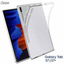 Clear Soft Gel TPU Jelly Case Cover For Samsung Galaxy Tab S7 T870 S7 Plus T970