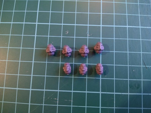 Black templars crusaders heads - black,