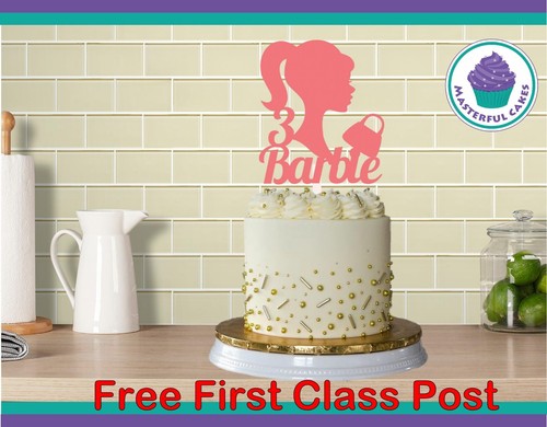 Personalised glitter barbie - glitter,
