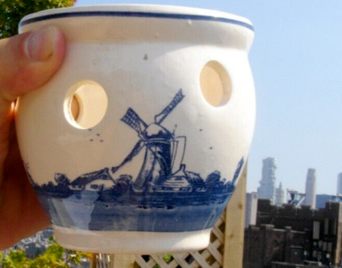 Delft blau ceramic crocus - delft,