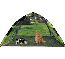 HI SUYI Portable Large Pop Up Pet Cat Tents Enclosures For Outside Patio