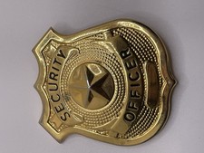 Gold Metal Security Officer