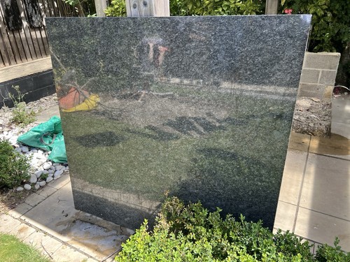 Large polished granite table - granite,