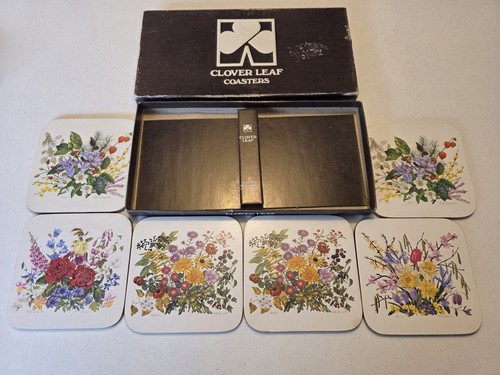 Clover leaf drinks - 6x, coasters