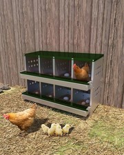 Holes chicken nesting boxes - holes,