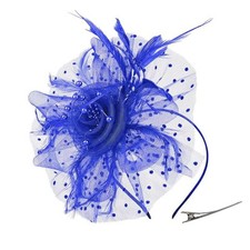 Women's Feather Mesh Flower
