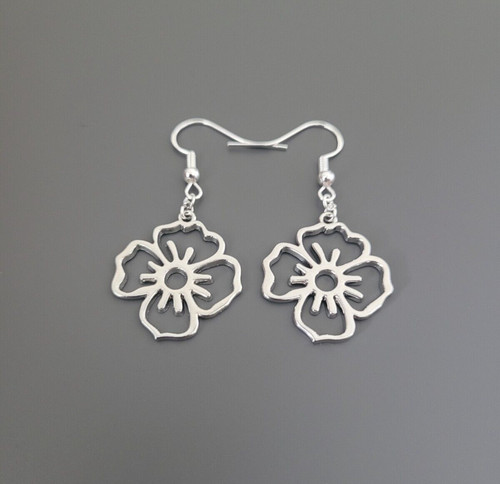 925 sterling silver hook poppy - 925,