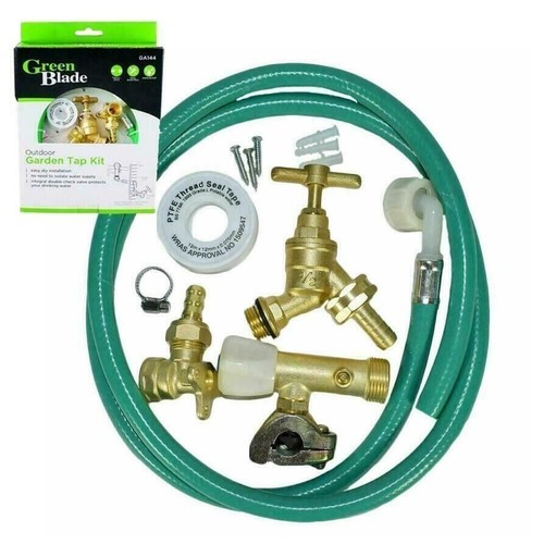 Brass outside garden tap - brass,
