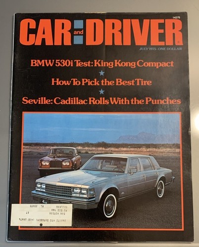 Vtg car and driver magazine - car,