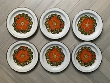 Midwinter Stonehenge Nasturtium Side / Tea  Plates X 6