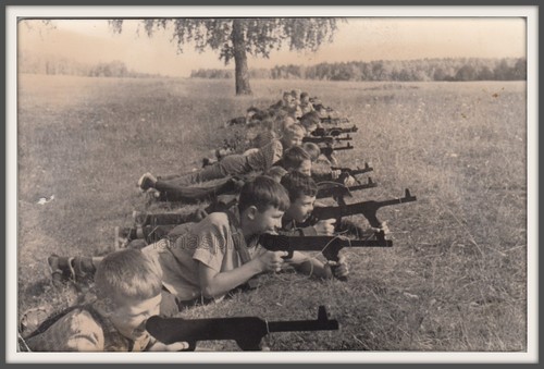School military training - military, fake