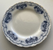 Vintage Flow Blue Plate by