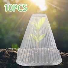 10Pcs Garden Cloche Dome Frost Freeze Protection Windproof Cover