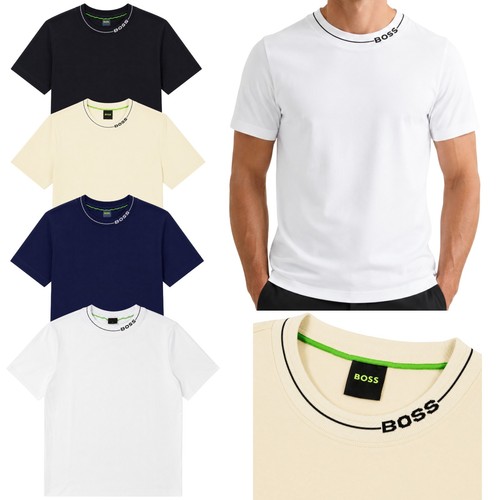 Hugo boss stretch collar logo - stretch,