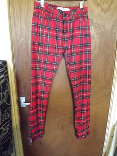 Men tartan skinny fit - men's,