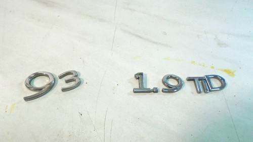 Saab genuine boot badges - genuine,