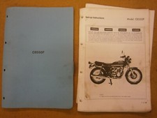 HONDA CB550F DEALER SET UP MANUAL ORIGINAL HONDA 1975 APPROX. CB550/4