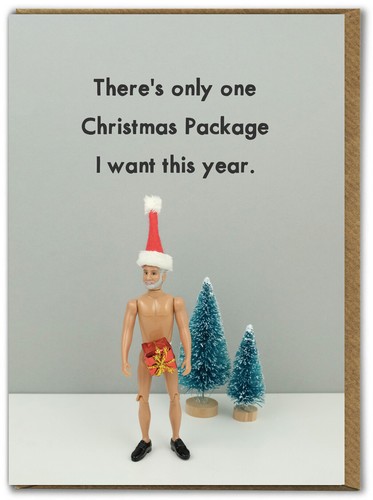Cheeky christmas package - 'christmas, package'