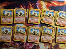 Pokemon Bundle - Complete Common/Uncommon Original Base Set ⭐ Vintage WOTC 90s!⭐