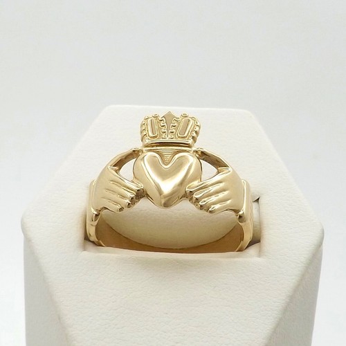 Solid 14k gold irish celtic - gold,