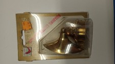 Cast solid brass foot rail - brass,
