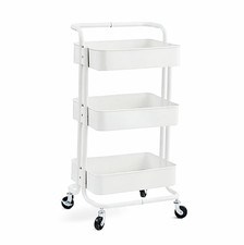 Metal Trolley on Wheels 3-Tier