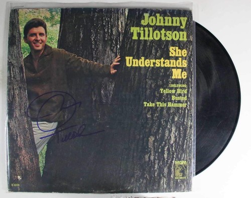 Johnny tillotson signed - johnny,