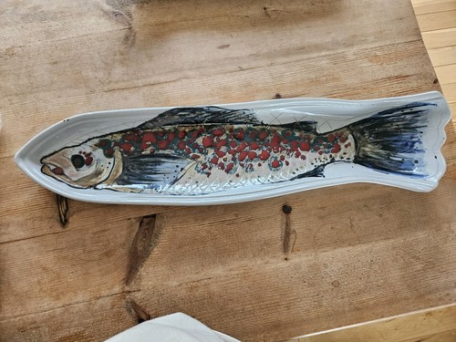 Highland stoneware fish dish - highland,