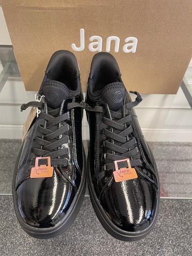 Ladies jana step shoe black - ladies,