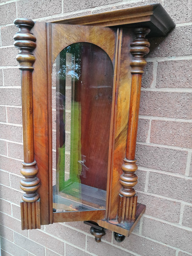 Small vienna walnut clock - small,