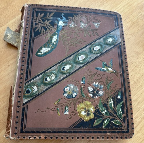 Victorian scrapbook album - scrapbook,