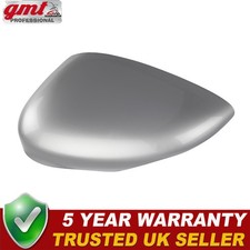 Left Silver Door Wing Mirror