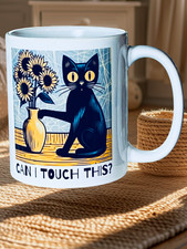 Mug 11 oz print Black Cat