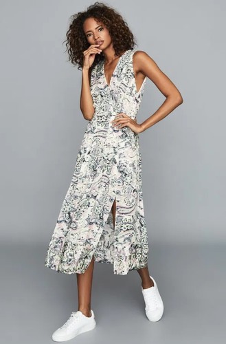 Reiss marcy midi dress size - dress, 14