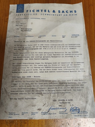 Fichtel sachs circular - fichtel,