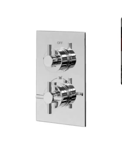 Concealed thermostatic chrome - concealed,