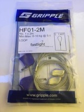 Gripple HF01-2M 2 Metre Steel Suspension System Wire Rope Loop Fixing Kit