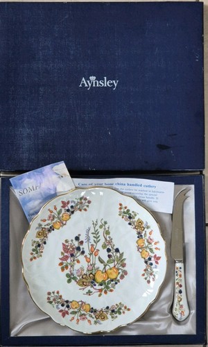 Aynsley somerset cheese plate - somerset,
