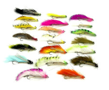 20 x Mini Snake Flies - Assorted Colours - 5cm length - Trout Fishing Flies