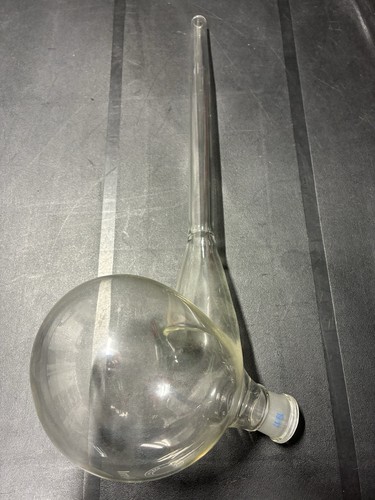Vintage pyrex glass retort - glass,
