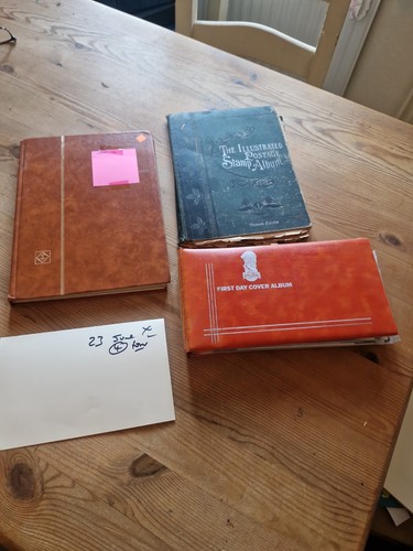 Stamp albums with stamps 3 - stamp,