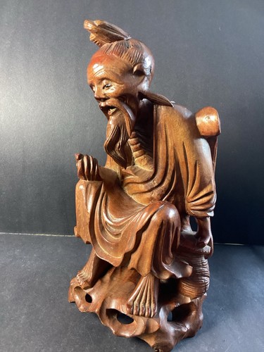 Vintage rosewood hand carved - rosewood,