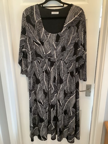 Windsmoor dress black white - windsmoor, black/white